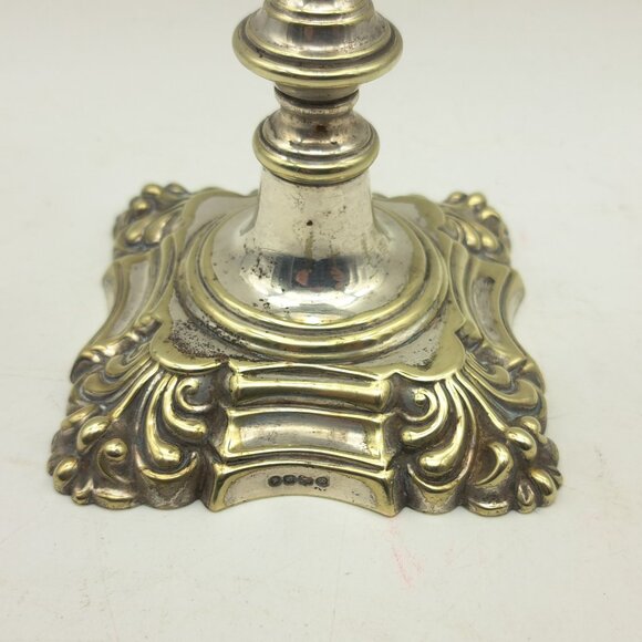 Victorian Candlestick Holder By Samuel Evans & Sons - Picture 3 of 11